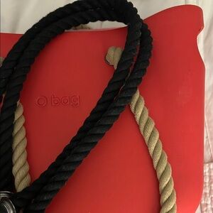O Bag Red Shoulder Bag